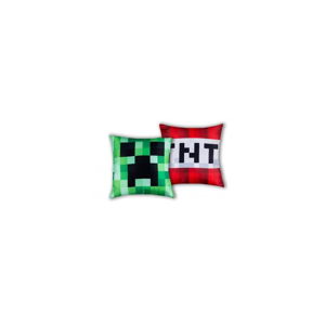 Dětský oboustranný polštář Halantex Minecraft, 40 x 40 cm
