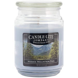 Vonná svíčka ve skle s vůní hor Candle-Lite, doba hoření až 110 hodin