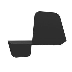 Černá nástěnná police MEME Design Flap, délka 42 cm