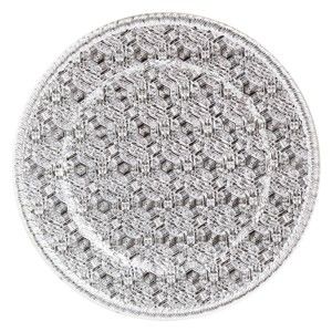 Plastový talíř ve stříbrné barvě InArt, ⌀ 33 cm