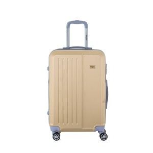 Cestovní kufr na kolečkách v barvě šampaň s kódovým zámkem SINEQUANONE Chandler, 71 l