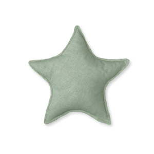 Zelený dekorativní polštář Little Nice Things Star