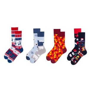Sada 4 párů ponožek v dárkovém balení Many Mornings Polar, vel. 43–46