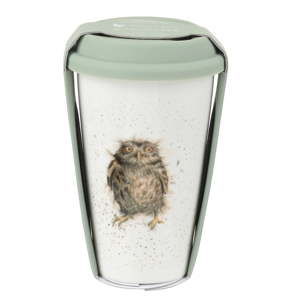 Cestovní hrnek z kostního porcelánu Royal Worcester Owl, 310 ml