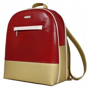 Červeno-zlatý batoh Dara bags Coco No.8