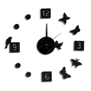 Nástěnné nalepovací hodiny Mauro Ferretti Animals, ⌀ 50 cm