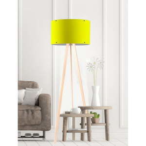 Žlutá stojací lampa Simple