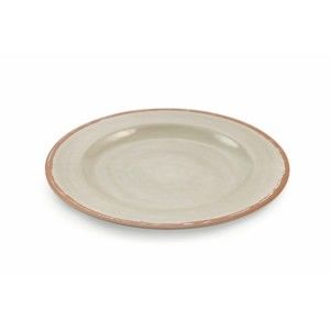 Sada 6 šedých melaminových talířů Villa d'Este Baita, ⌀ 23 cm