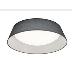 Černé stropní LED svítidlo Trio Ceiling Lamp Ponts, průměr 45 cm
