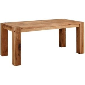 Jídelní stůl z masivního dubového dřeva Støraa Matrix, 90 x 180 cm