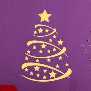 Vánoční samolepka Fanastick Christmas Tree