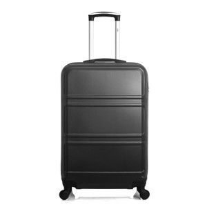Černý cestovní kufr na kolečkách Hero Utah, 60 l