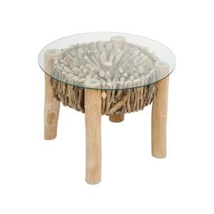 Příruční stolek z dřeva mindi Santiago Pons Deco