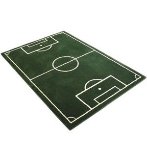 Dětský zelený koberec Hanse Home Football Field, 190 x 280 cm