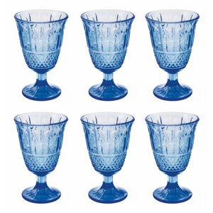 Sada 6 modrých pohárů Villa d'Este Elegance