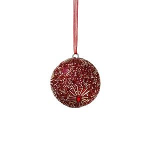 Vánoční závěsná ozdoba s perlami Butlers Hang on, ⌀ 5 cm