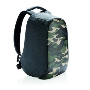 Unisex bezpečnostní batoh se zelenými detaily XD Design Camouflage, 11 l
