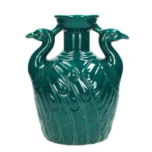 Zelená keramická váza HF Living Studio, 22,8 x 28 cm