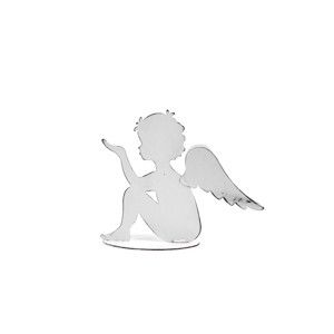 Bílý dekorativní anděl z kovu Ego Dekor Saint John