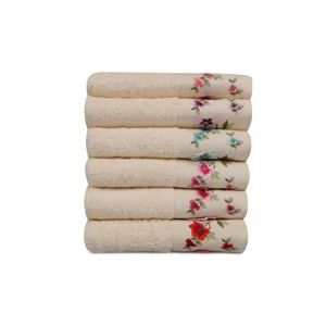 Sada 6 ručníků z čisté bavlny Russia, 50 x 90 cm