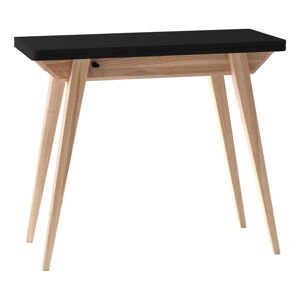 Přírodní konzolový stolek s černou deskou 45x90 cm Envelope – Ragaba