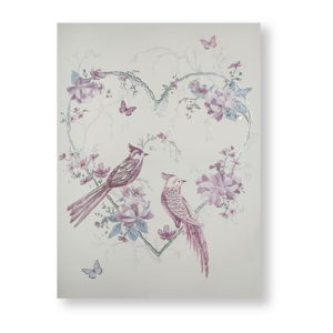 Nástěnný obraz Graham & Brown Elegant Songbirds, 50 x 70 cm