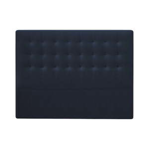 Tmavě modré čelo postele se sametovým potahem Windsor & Co Sofas Athena, 140 x 120 cm