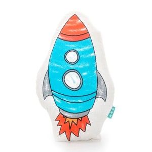 Bavlněný polštářek Mr. Fox Space Rocket 40 x 30 cm