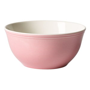 Růžová porcelánová miska Like by Villeroy & Boch Group, 0,75 l
