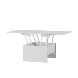 Bílý konferenční rozkládací stolek Szynaka Meble Space