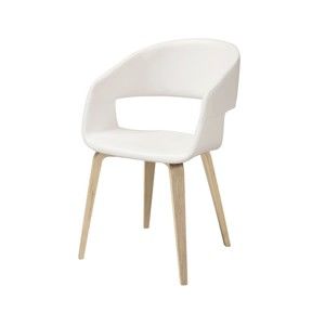 Bílá jídelní židle Interstil Nova Nature Poplar
