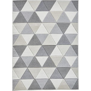 Šedobéžový koberec Think Rugs Matrix, 120 x 170 cm