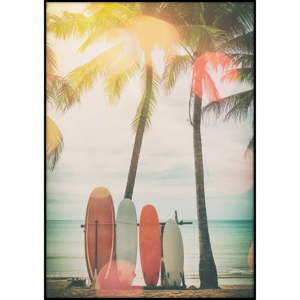 Plakát Imagioo Four Surfs, 40 x 30 cm
