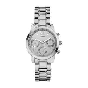 Dámské hodinky ve stříbrné barvě s páskem z nerezové oceli Guess Tamara