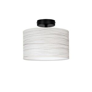 Šedo-bílé stropní svítidlo Bulb Attack Catorce, ⌀ 25 cm
