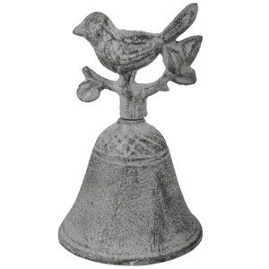 Litinový zvonek s dekorativním ptáčkem Esschert Design