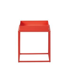 Oranžový kovový odkládací stolek Intersil Club NY