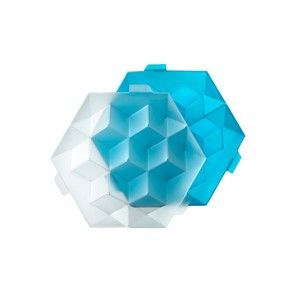 Modrá silikonová forma na led Lékué Giant Ice Cube