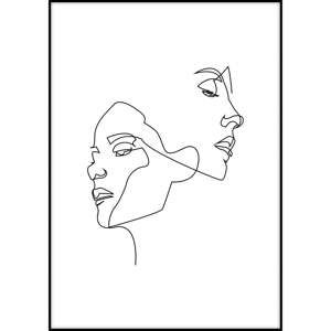 Plakát Imagioo Two Faces, 40 x 30 cm