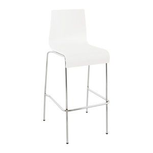 Bílá barová židle Kokoon Cobe, výška sedu 74 cm