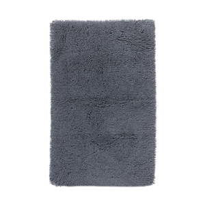 Tmavě šedá koupelnová předložka z organické bavlny Aquanova Mezzo, 60 x 100 cm