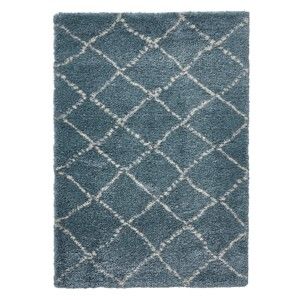 Modro-krémový koberec Think Rugs Royal Nomadic Team & Cream, 160 x 230 cm