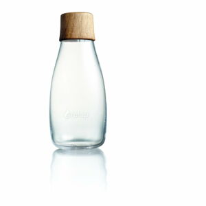 Skleněná lahev s dřevěným víčkem ReTap s doživotní zárukou, 500 ml
