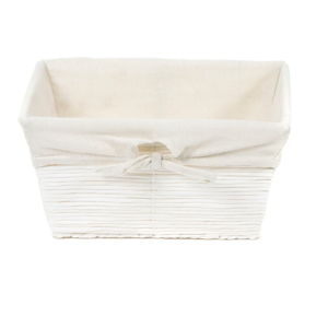Bílý úložný papírový košík Compactor Kimo Paper Basket, 26 x 14 cm