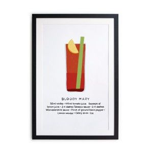 Zarámovaný plakát Really Nice Things Bloody Mary, 40 x 50 cm
