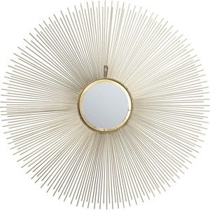 Nástěnné zrcadlo Kare Design Sunbeam, ⌀ 90 cm