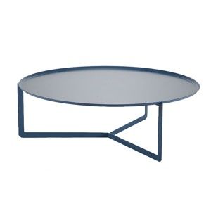 Petrolejově modrý konferenční stolek MEME Design Round, Ø 95 cm