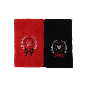 Sada 2 ručníků W&M, 50 x 90 cm