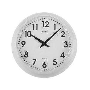 Nástěnné bílé kuchyňské hodiny Versa, ⌀ 30 cm