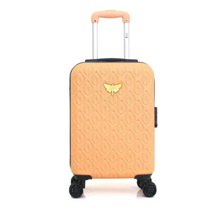 Oranžové skořepinové zavazadlo na 4 kolečkách LPB Alicia, 31 l